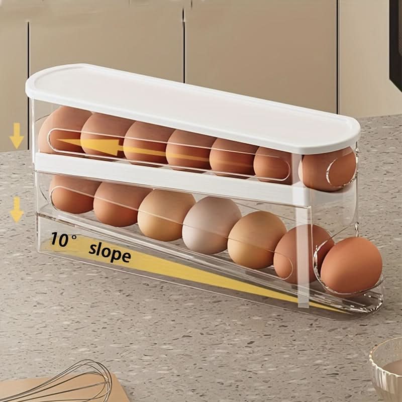 SmartEgg Keeper – Efficient Refrigerator Door Storage Solution