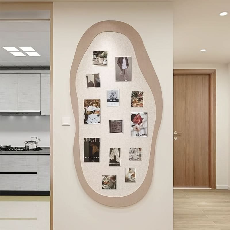 FeltFusion – Stylish Geometric Wall Organizer for Notes & Photos
