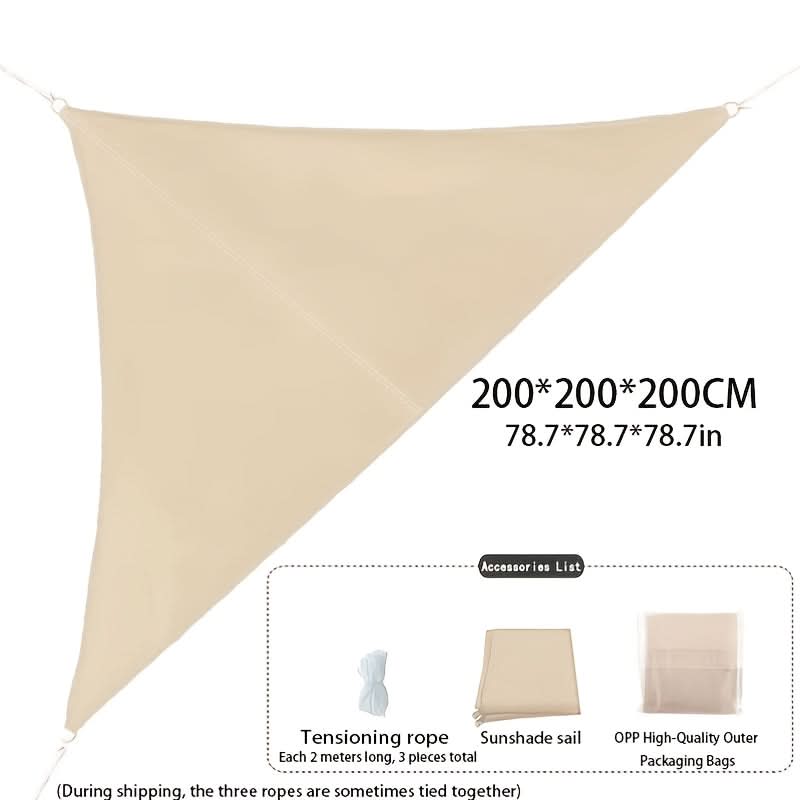 Cornerstone Shade – Triangular Outdoor Sunshade Sail