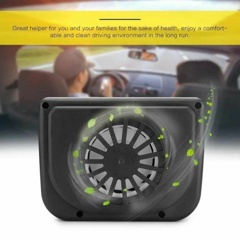 Eco-Friendly Car Ventilation Fan with Solar Power