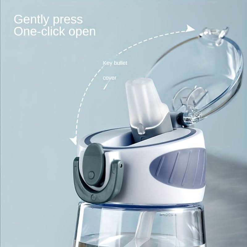 AquaMate – Sleek Leakproof Travel Water Bottle with Straw
