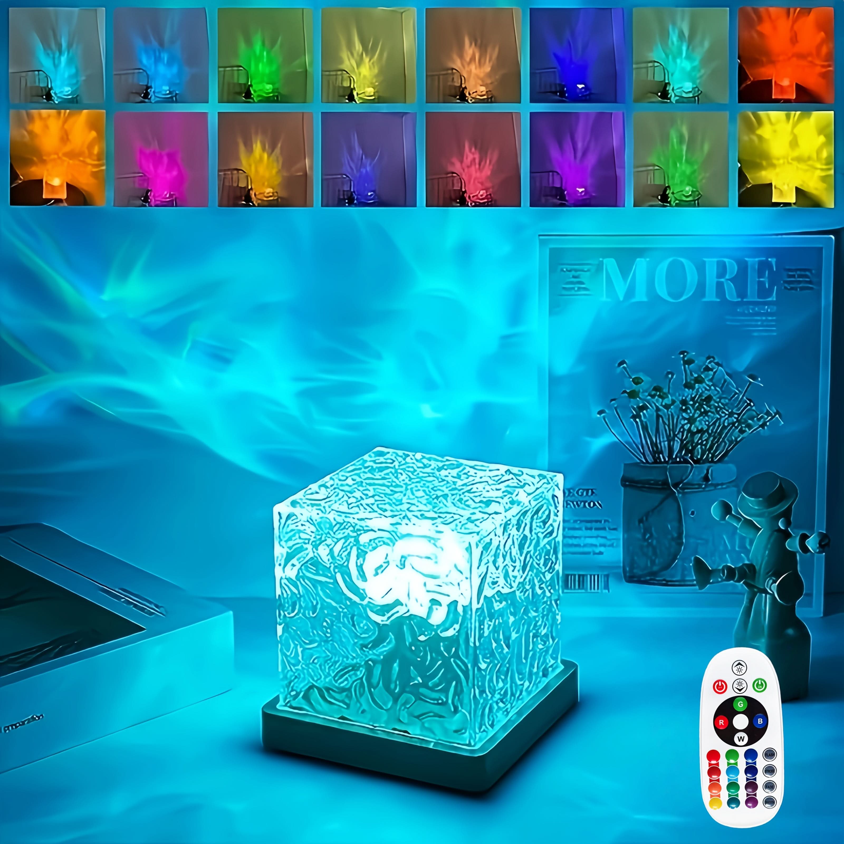 AquaGlow – Colorful Ripple Projection Lamp for Relaxation