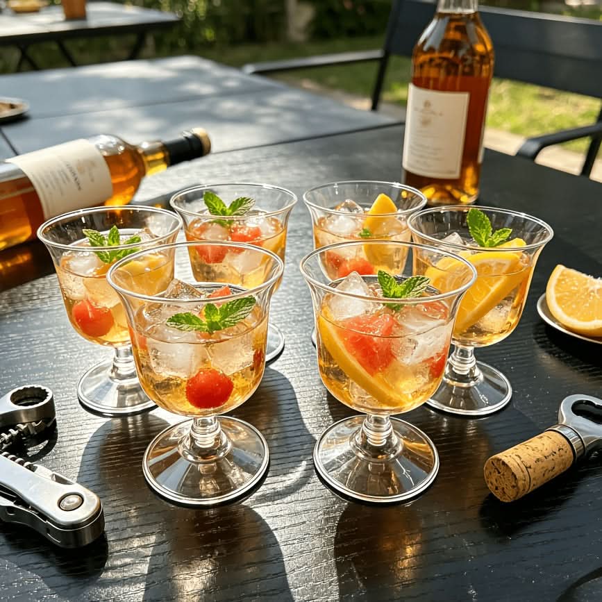 Elegant Outdoor Wine Glass Collection for Every Occasion