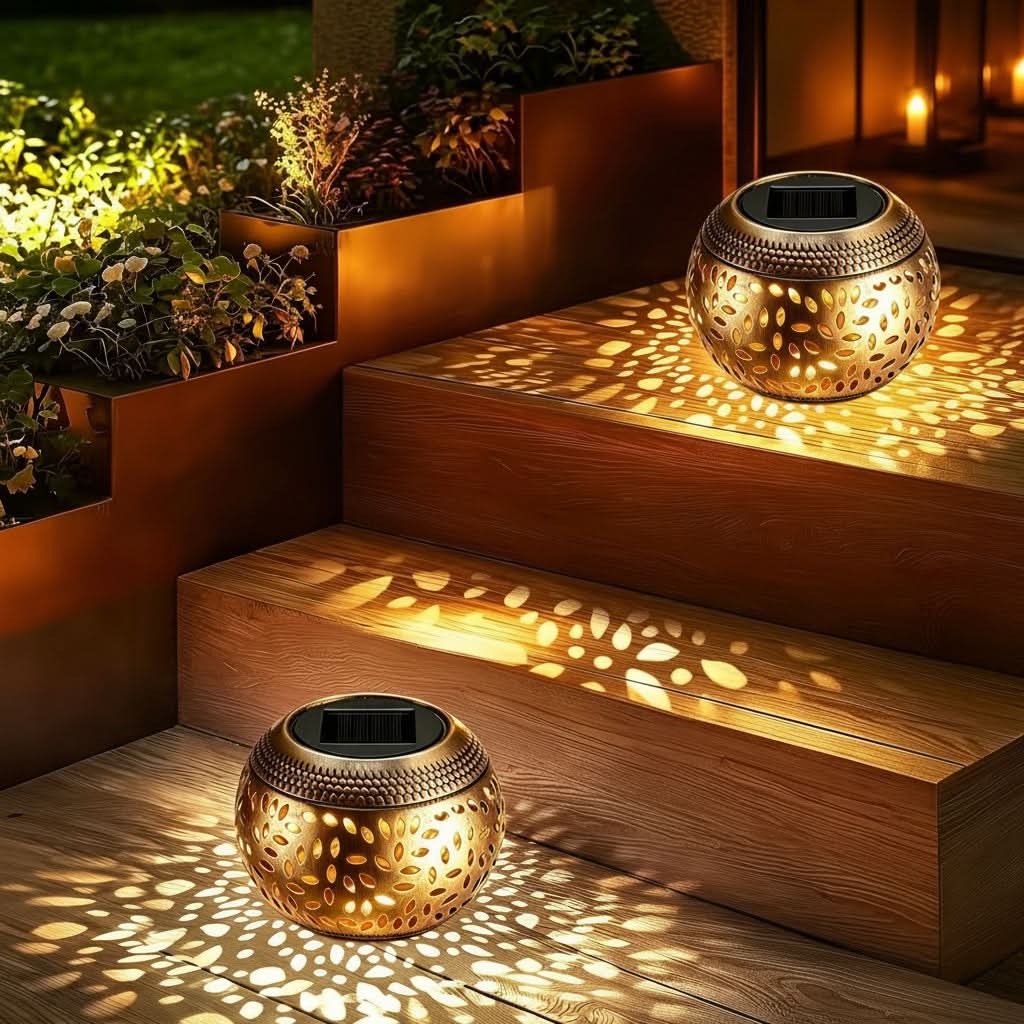 RadiantGlow – Solar-Powered Outdoor Table Light