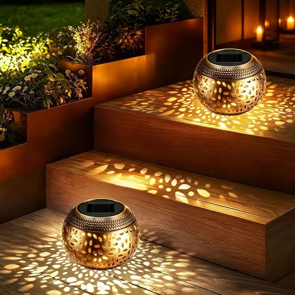 LumaGlow – Portable Solar-Powered Table Lamp for Outdoor Ambiance