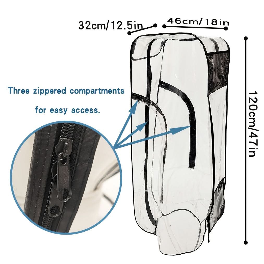 ClearShield – Premium Golf Bag Rain Protection Cover