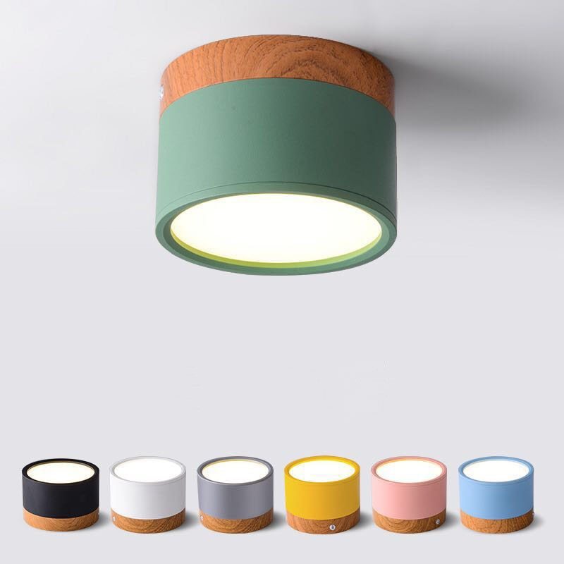 Modern LED Ceiling Light in Morandi Style