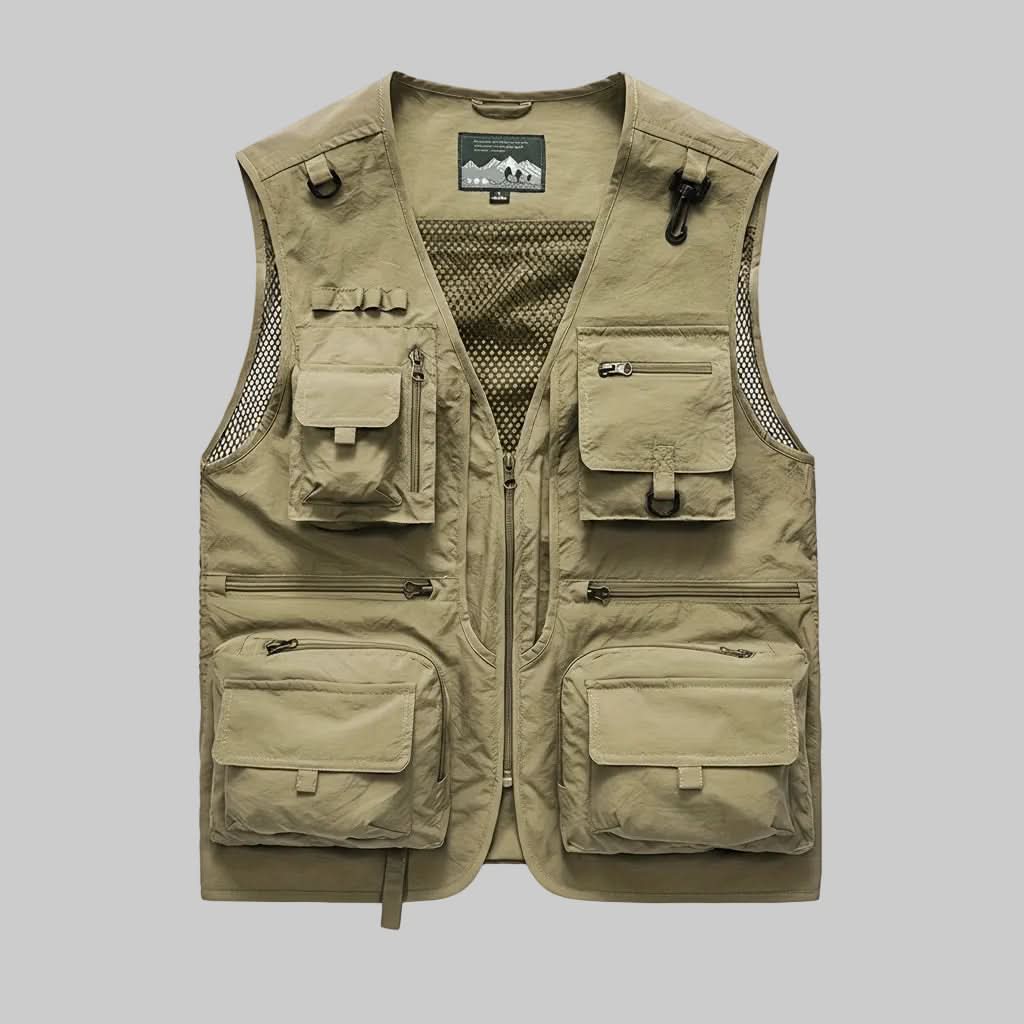 ExplorerPro – Versatile Outdoor Vest with Secure Zippered Pockets