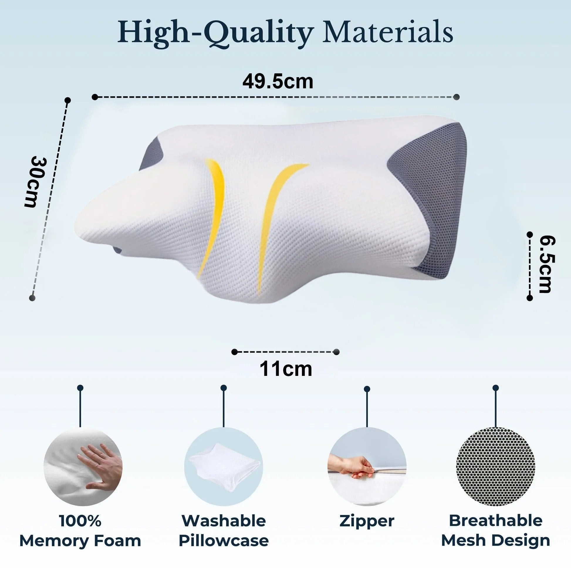 Ergonomic Neck Support Pillow for Ultimate Comfort