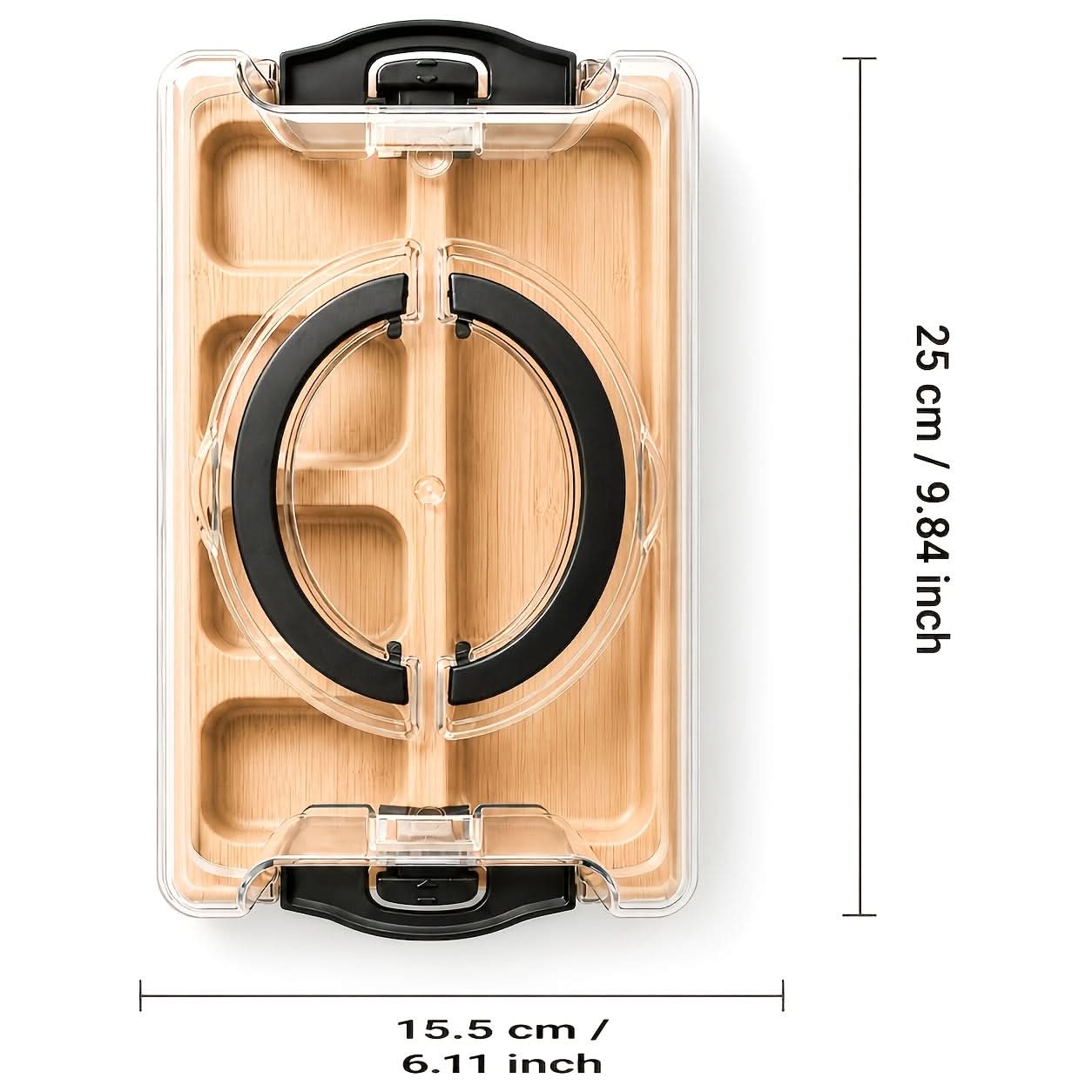 Eco-Friendly Snack Organizer with Lid for Effortless Serving