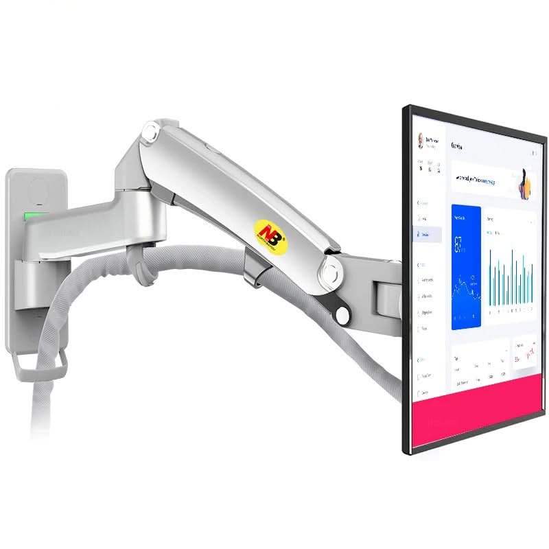 ErgoLift - Adjustable Gas Spring Monitor Wall Mount Arm