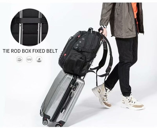 Secure and Spacious Travel Backpack for Adventurers