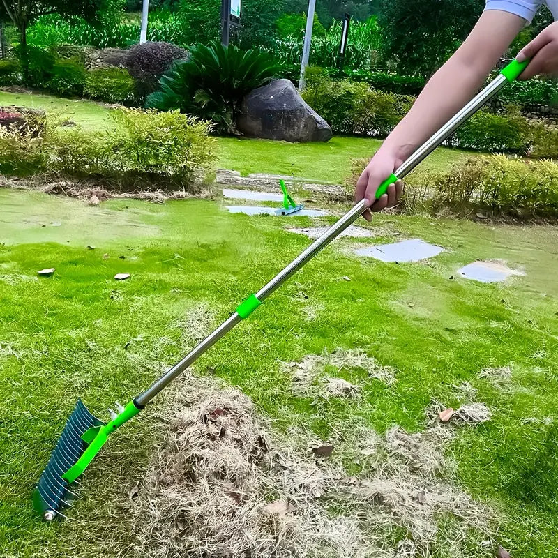 Effortless Lawn Reviver: Premium Dethatching Rake