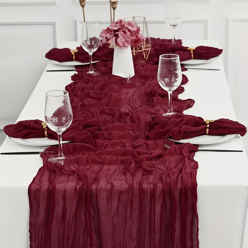 Textured Soft Table Cover for Stylish Celebrations
