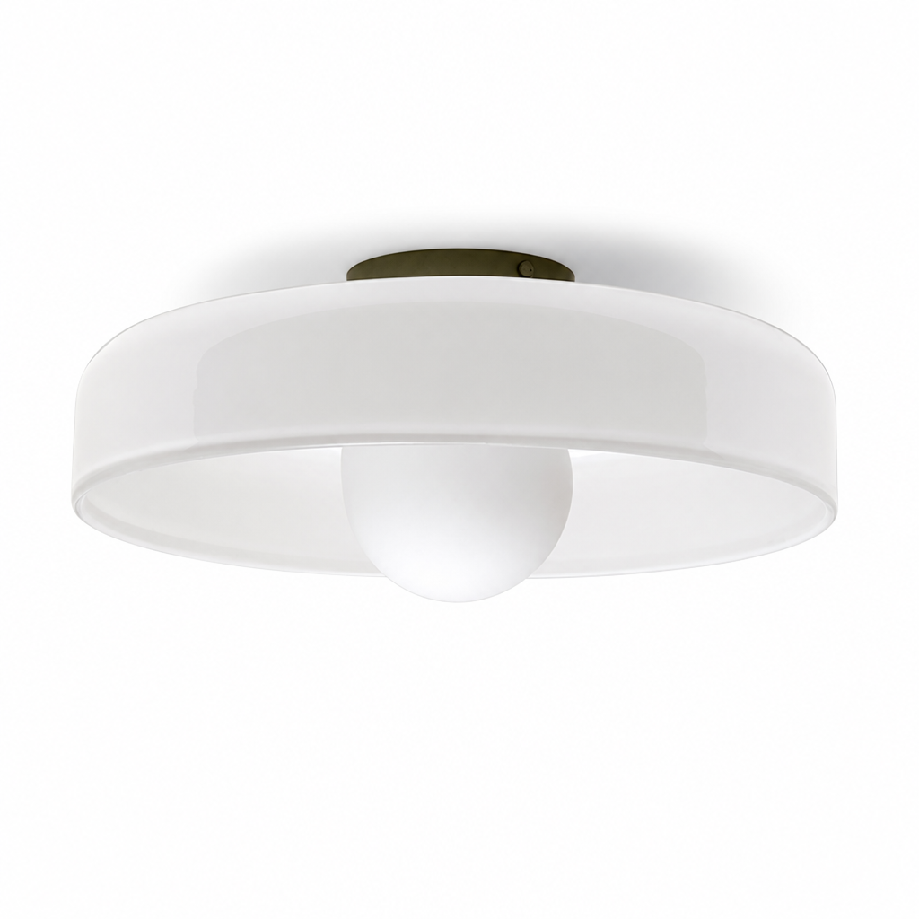 Stained Glass Dome Ceiling Light