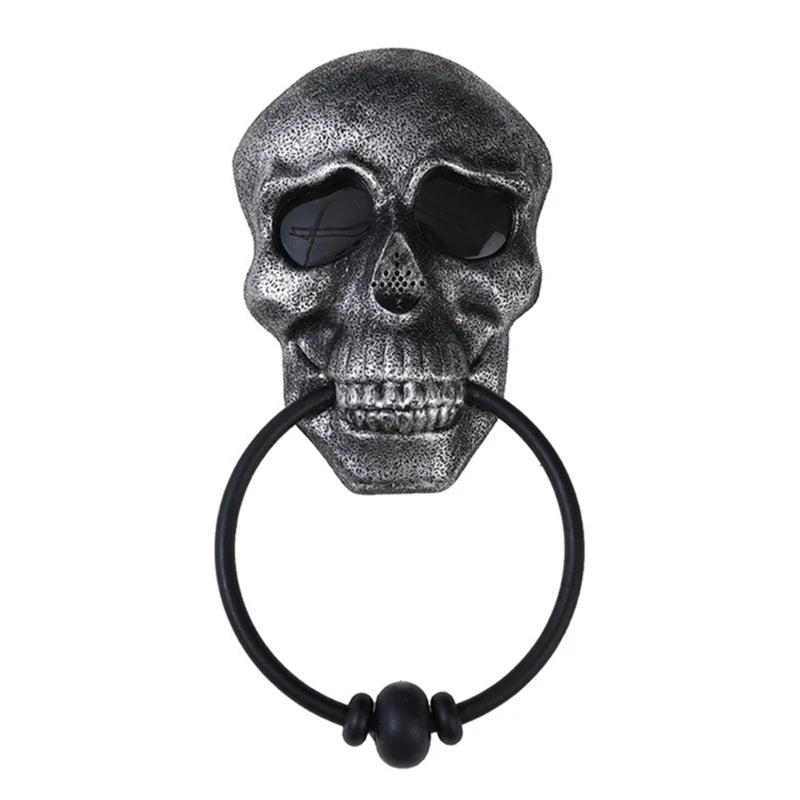 Creepy Skull Door Knocker for Halloween Festivities