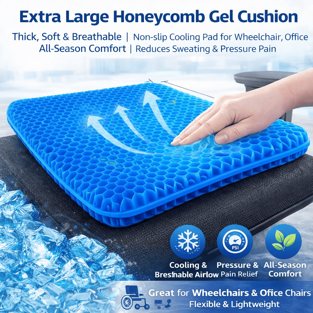 BreezeSeat – Oversized Cooling Comfort Cushion