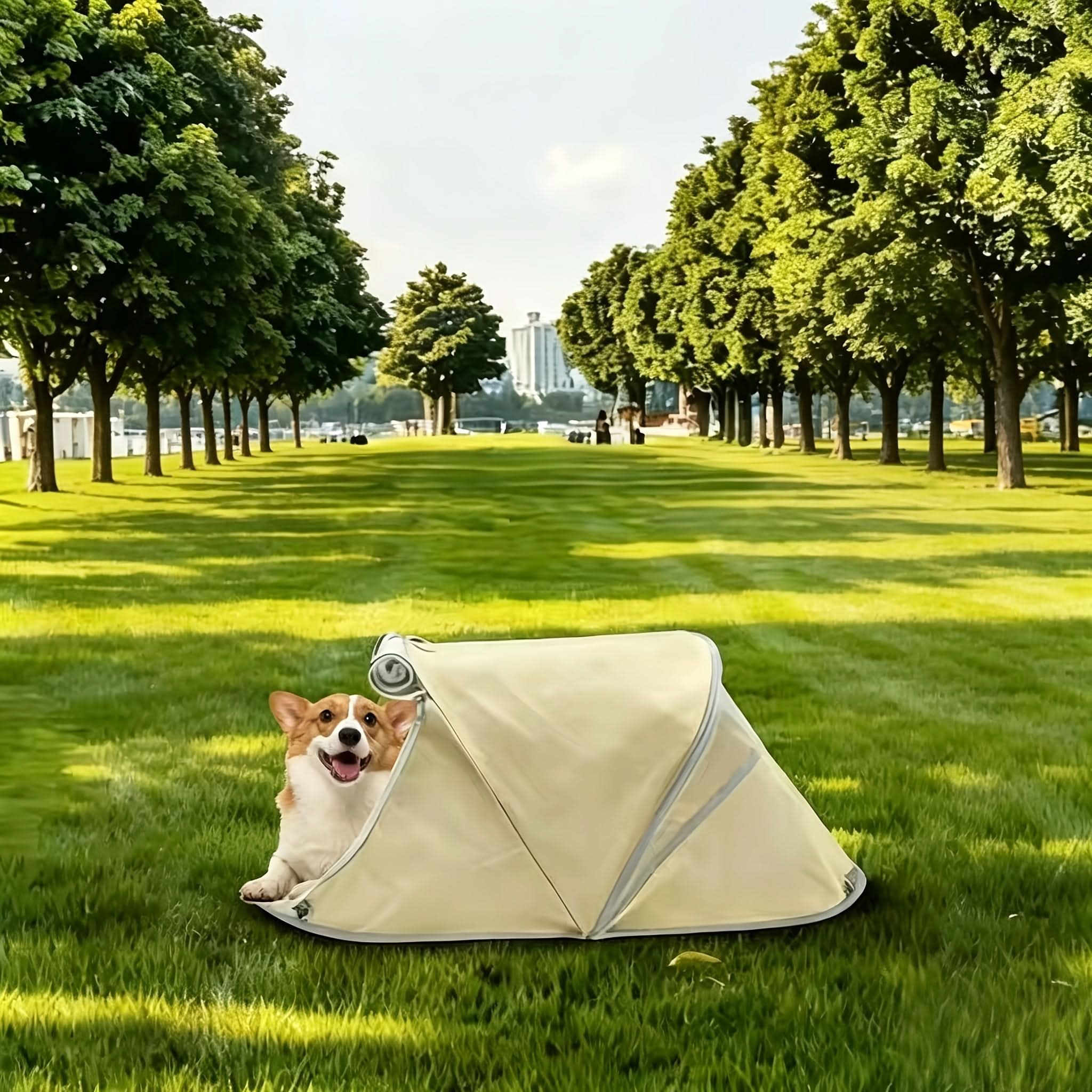 CozyPaws – Portable Outdoor Pet Shelter