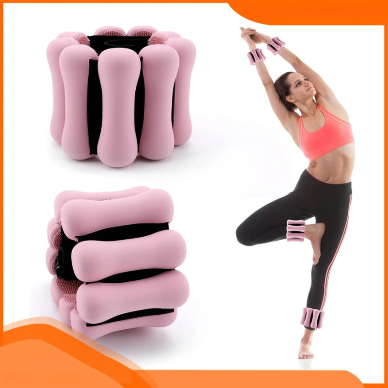 Versatile Silicone Weight Bands for Ankle and Wrist Training
