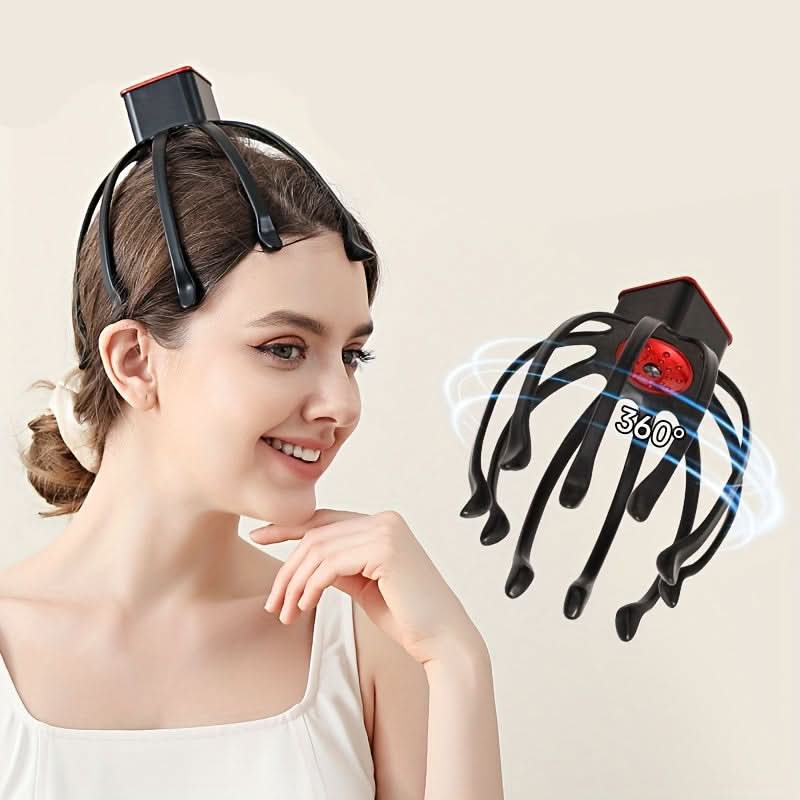 Relaxing Head and Scalp Massager with USB Rechargeable Design