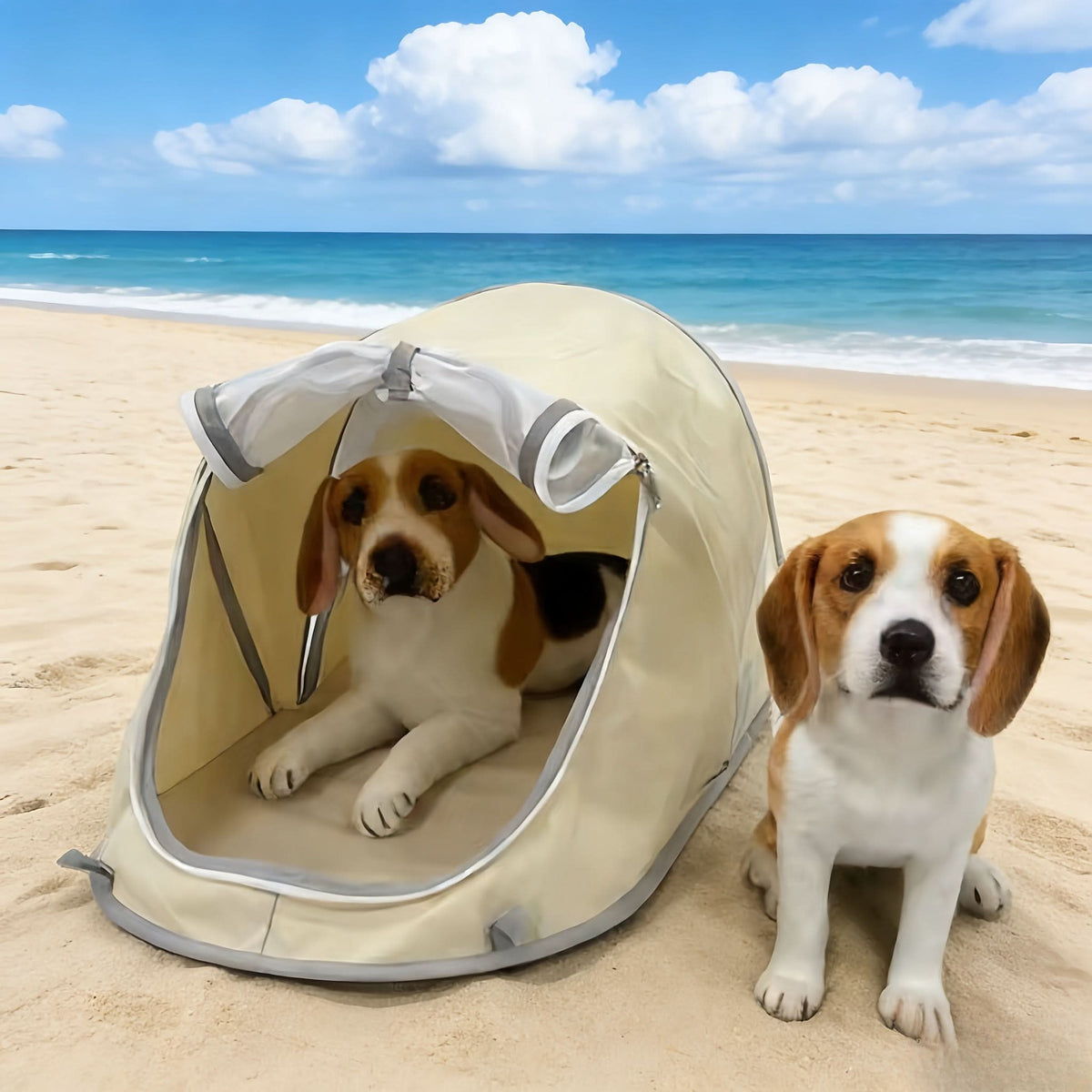 CozyPaws – Portable Outdoor Pet Shelter