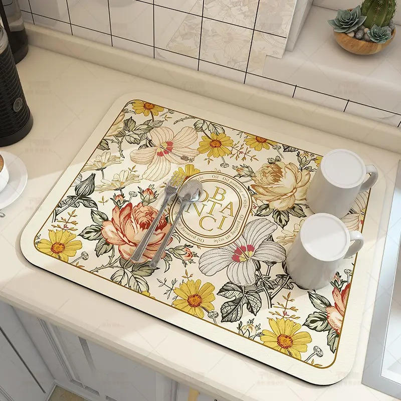 Ultra-Absorbent Kitchen Drying Mat for Effortless Cleanup