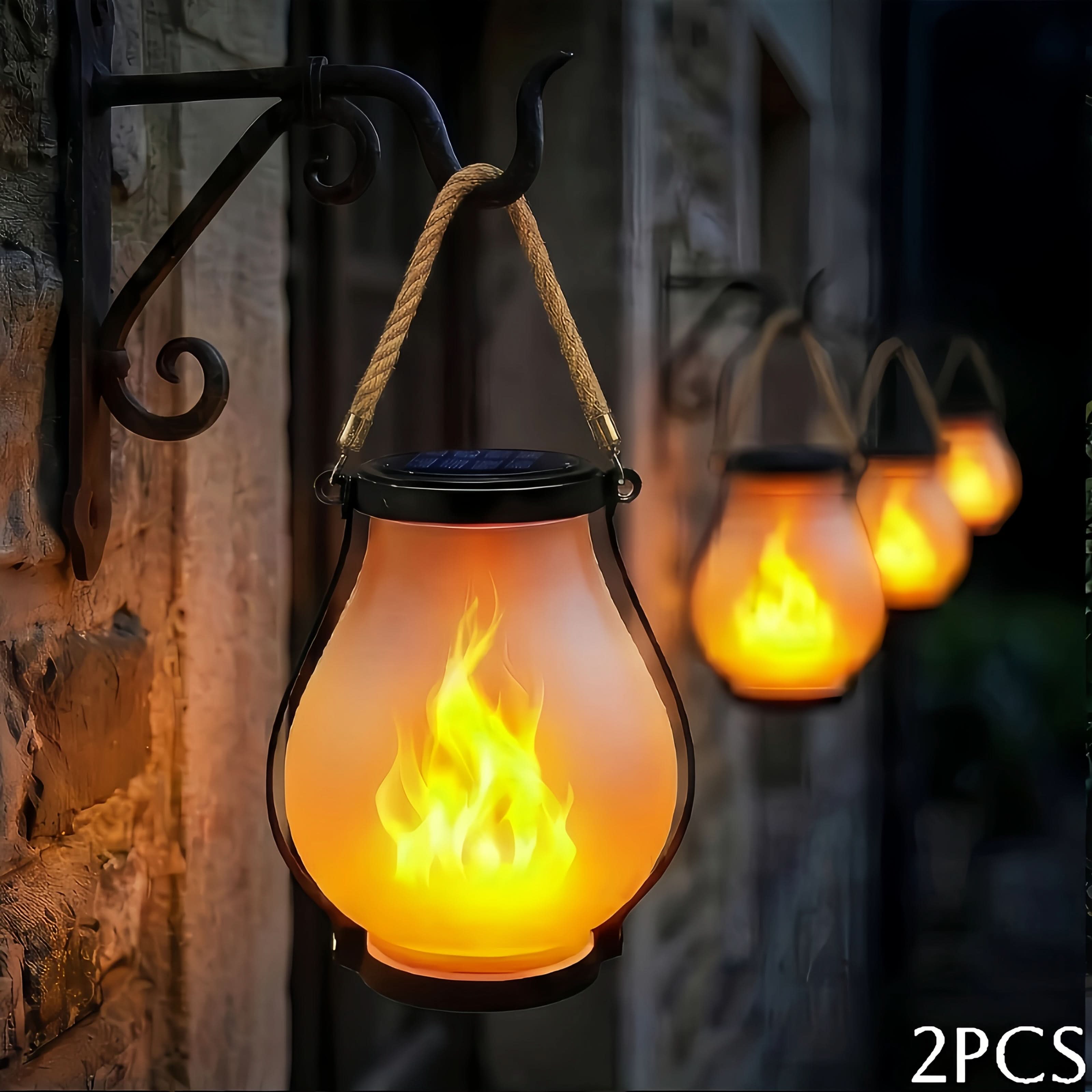 Luminara Glow – Solar-Powered Flickering Lantern Set
