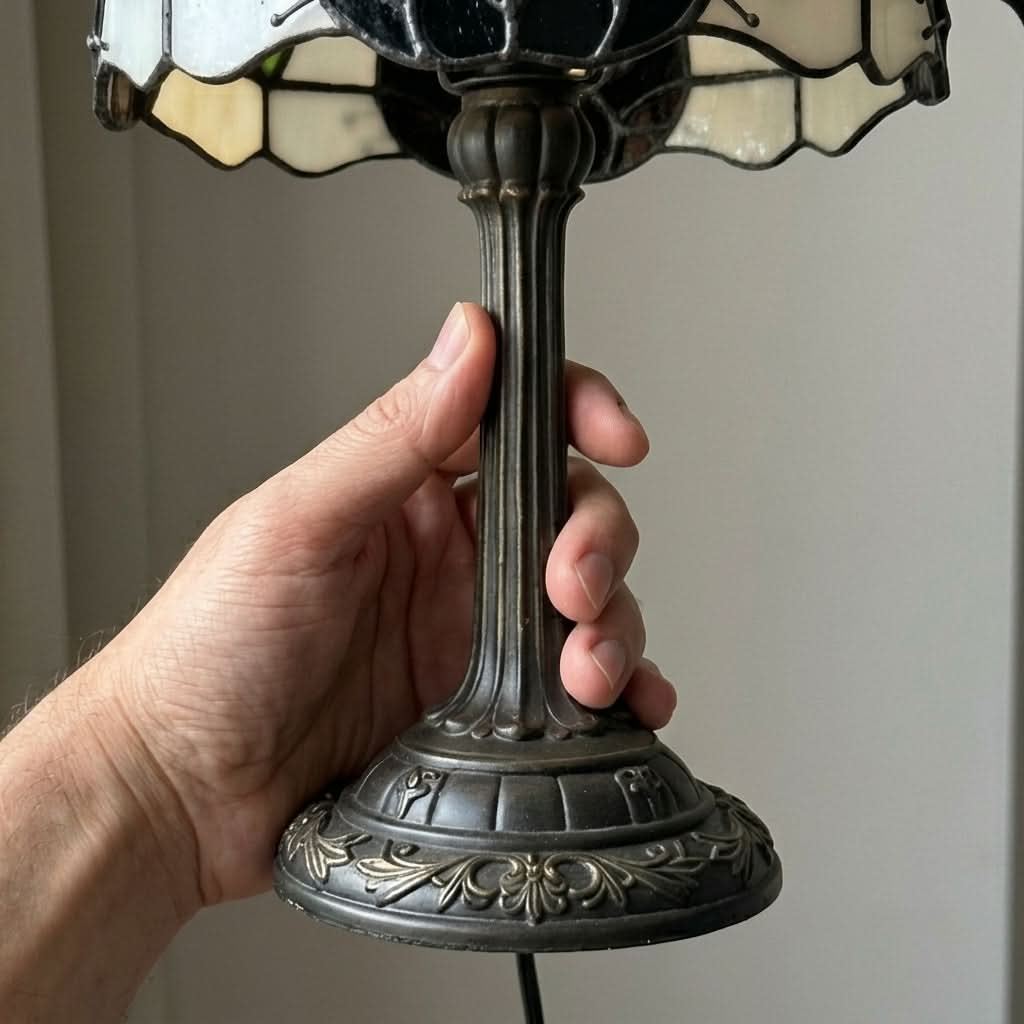 WhiskerLight – Artistic Cat Stained Glass Lamp