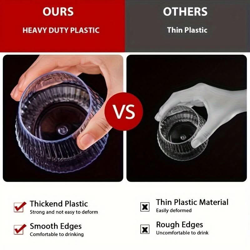 Stylish Unbreakable Plastic Glass Collection for Any Occasion