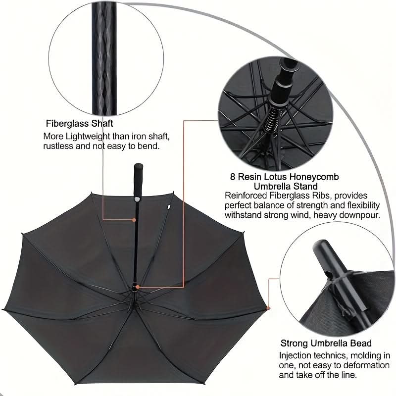 TitanShield – Oversized Golf Umbrella for Ultimate Coverage