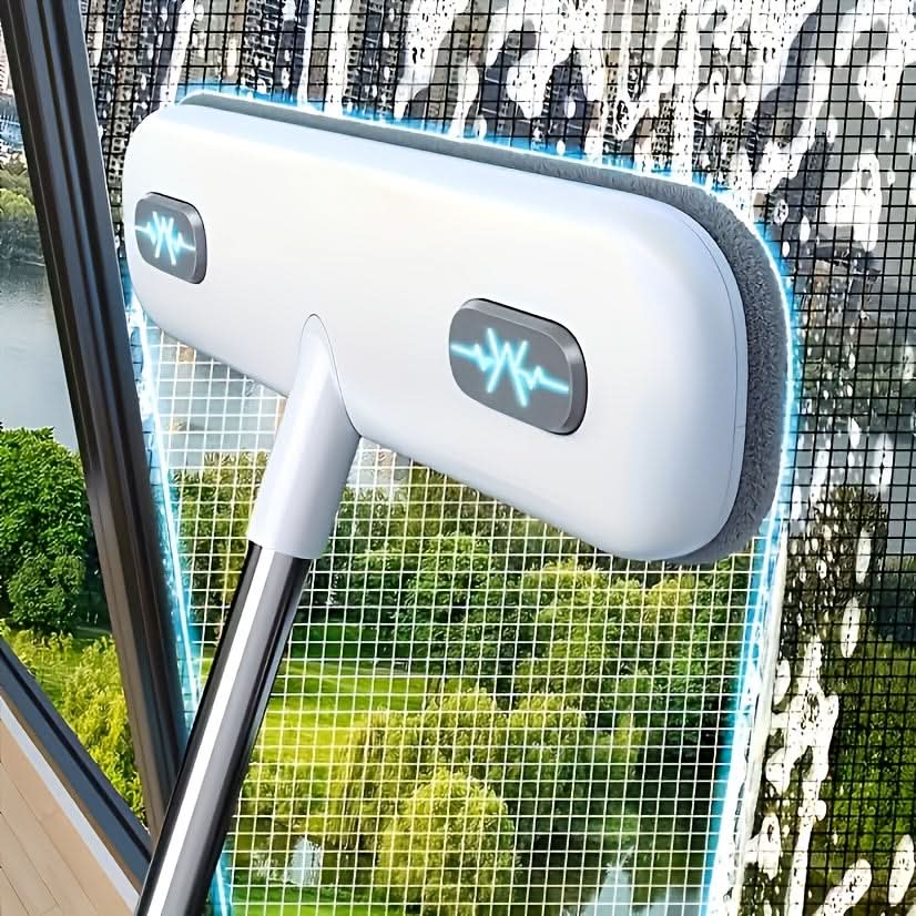 ClearView Pro – Versatile Retractable Window Cleaner with Pet Hair Remover