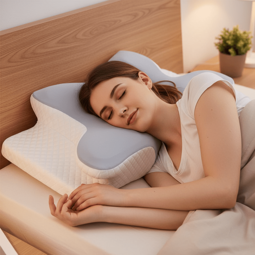 SleepWell Ergonomic Neck Pillow – Ultimate Cervical Support