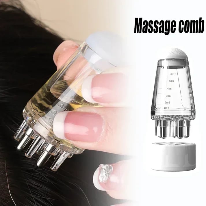 Nourishing Hair Oil Applicator with Scalp Massager