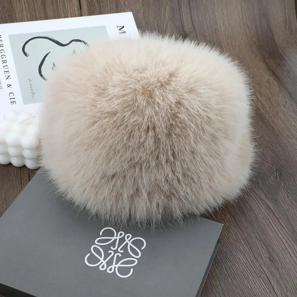 Chic Plush Winter Cap for Ultimate Warmth