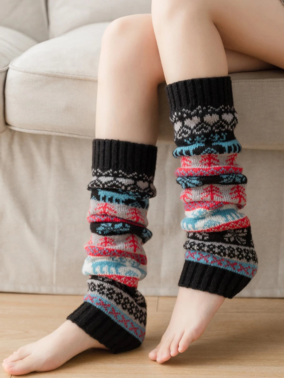 Chic Knit Leg Warmers for Ultimate Comfort This Winter