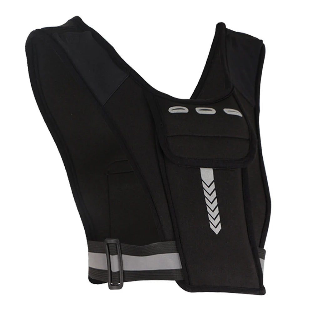 Lightweight Reflective Running Vest with Convenient Storage