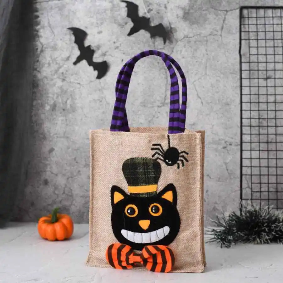 Spooktacular Reusable Treat Bags for Halloween Fun
