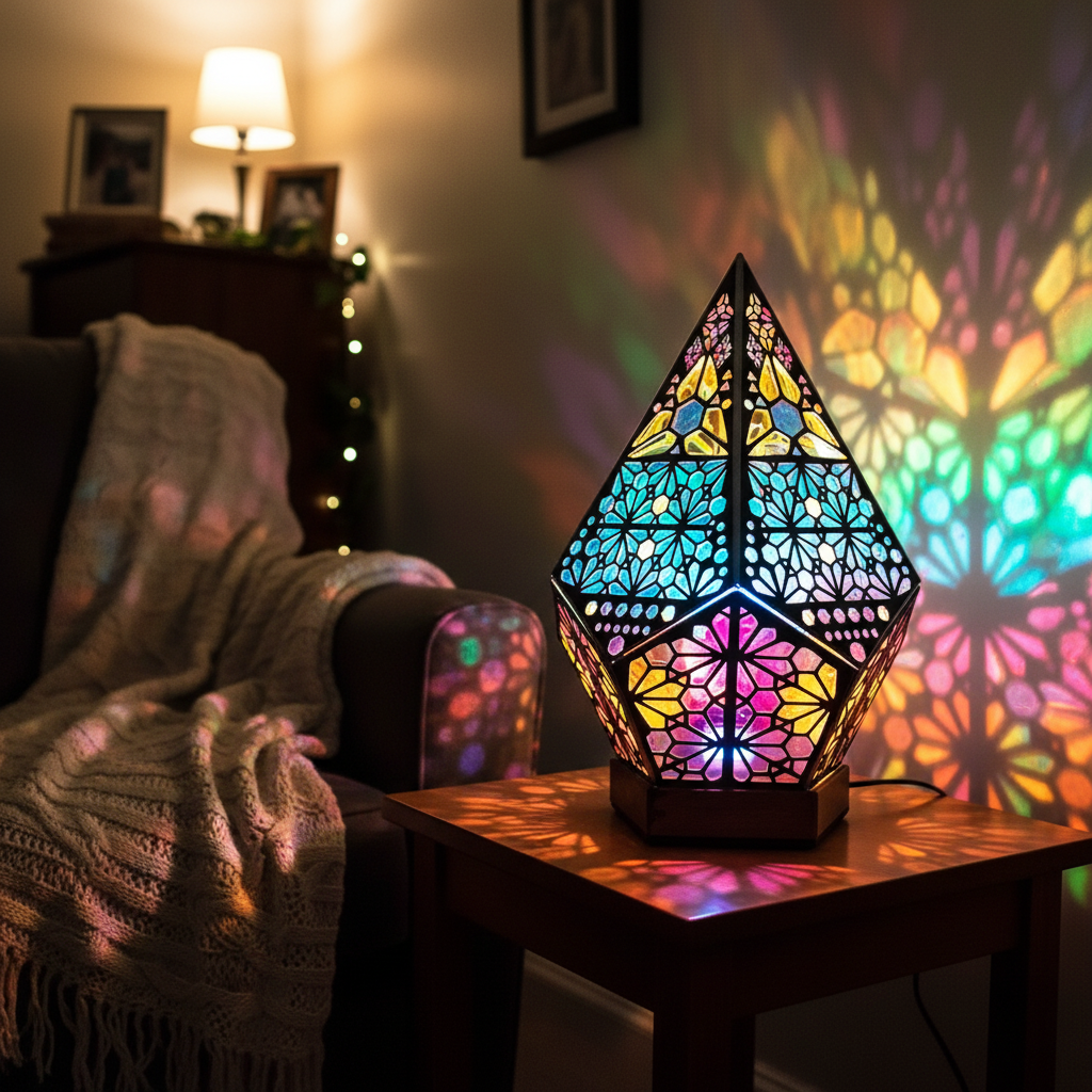 Star Pattern Lamp in Bohemian Style