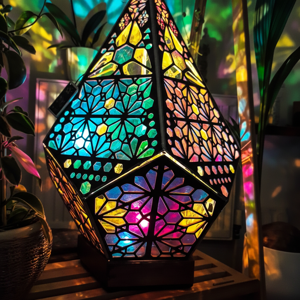 Star Pattern Lamp in Bohemian Style