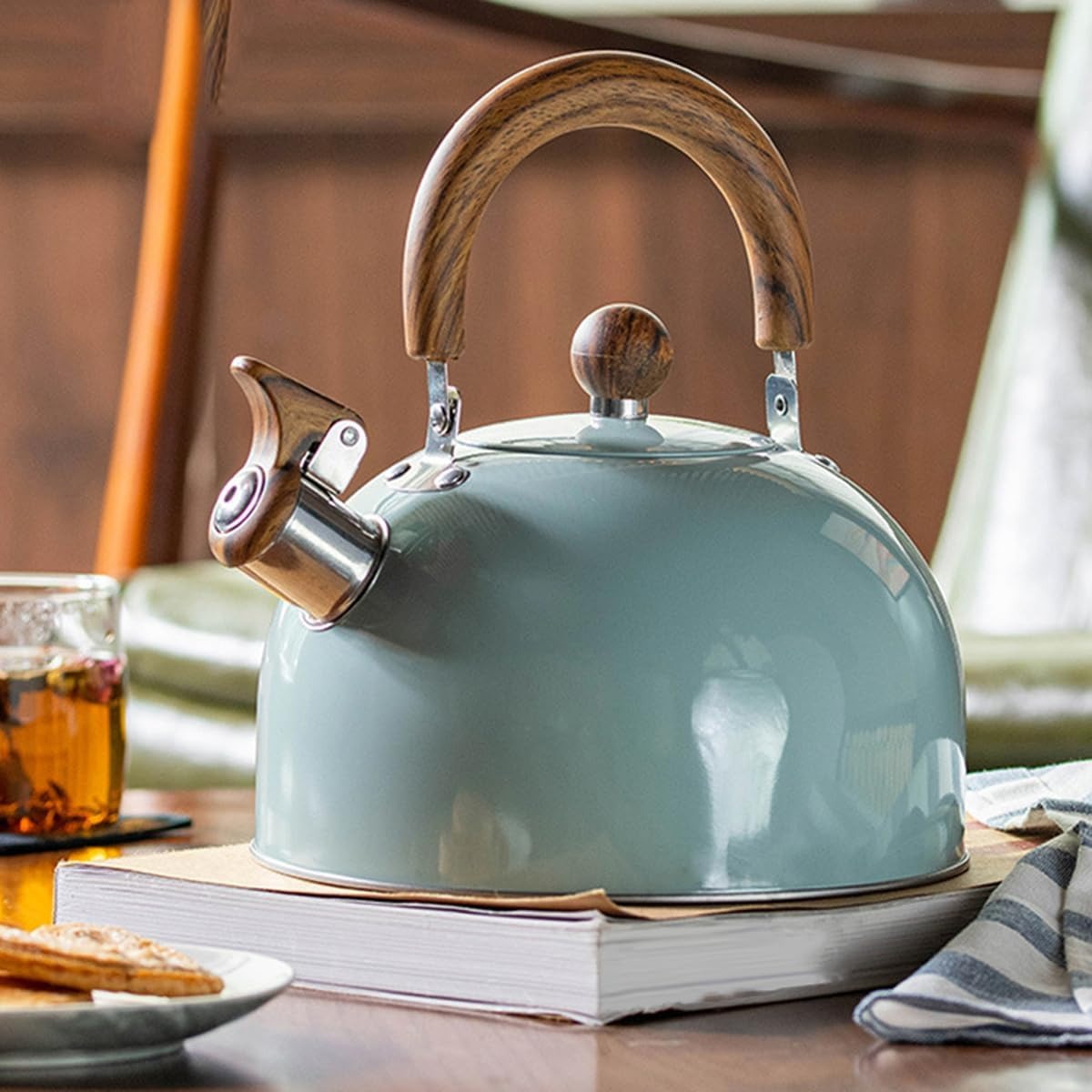 Whistling Stainless Steel Tea Kettle