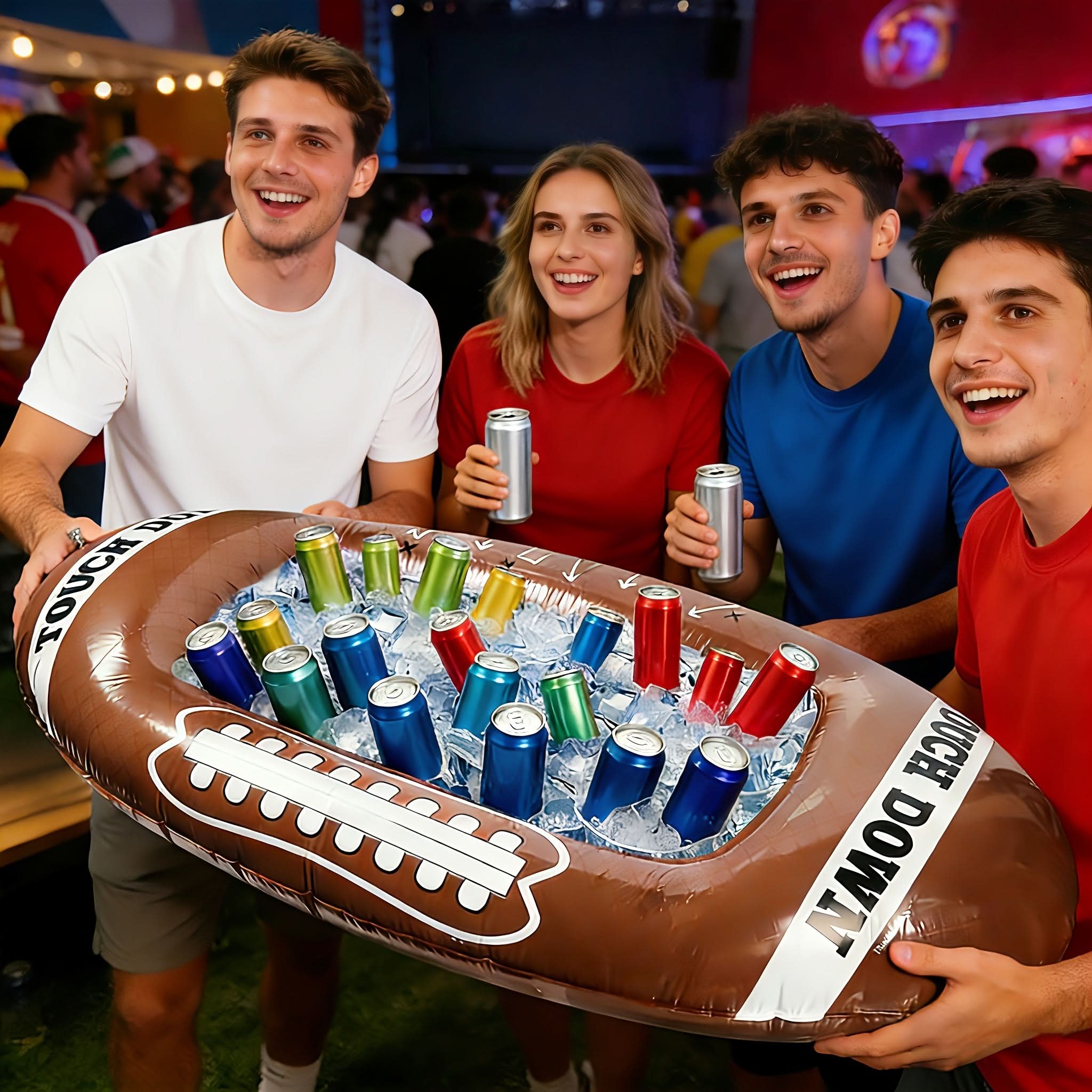 Kickoff Celebration – Inflatable Football Decor for Outdoor Fun