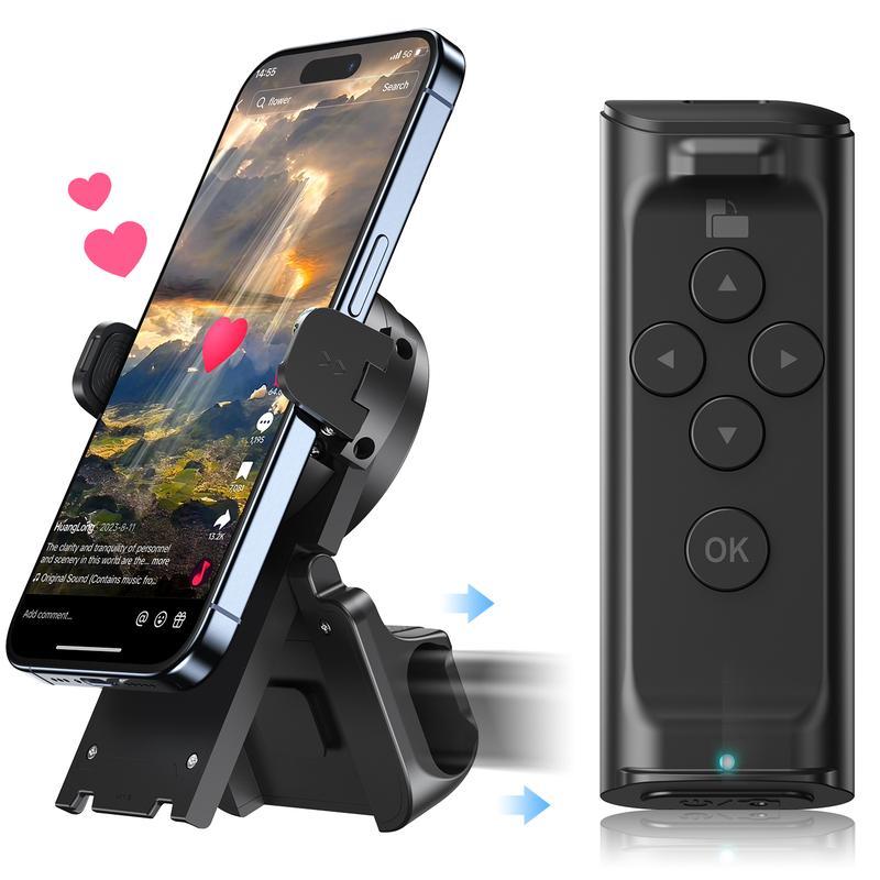ErgoSnap: Bluetooth Remote Smartphone Stabilizer with 180° Rotation