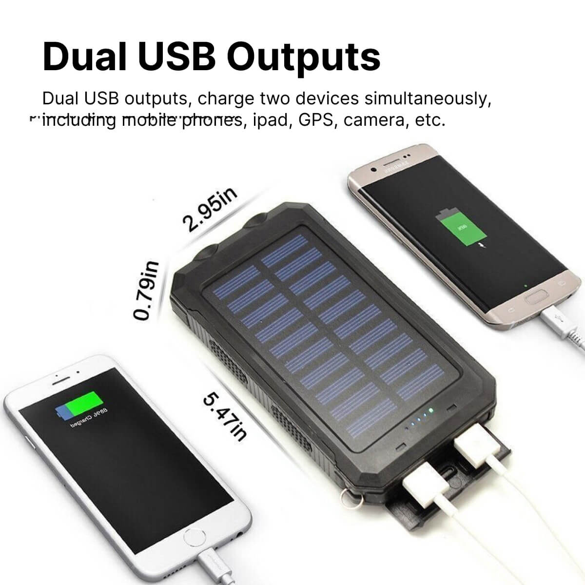 Ultra-Portable Solar Power Bank with 500,000 mAh Capacity