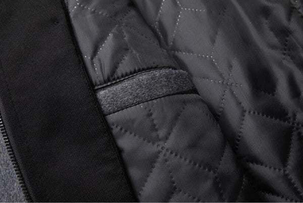 Stylish Wool Trench Coat with Detachable Hood