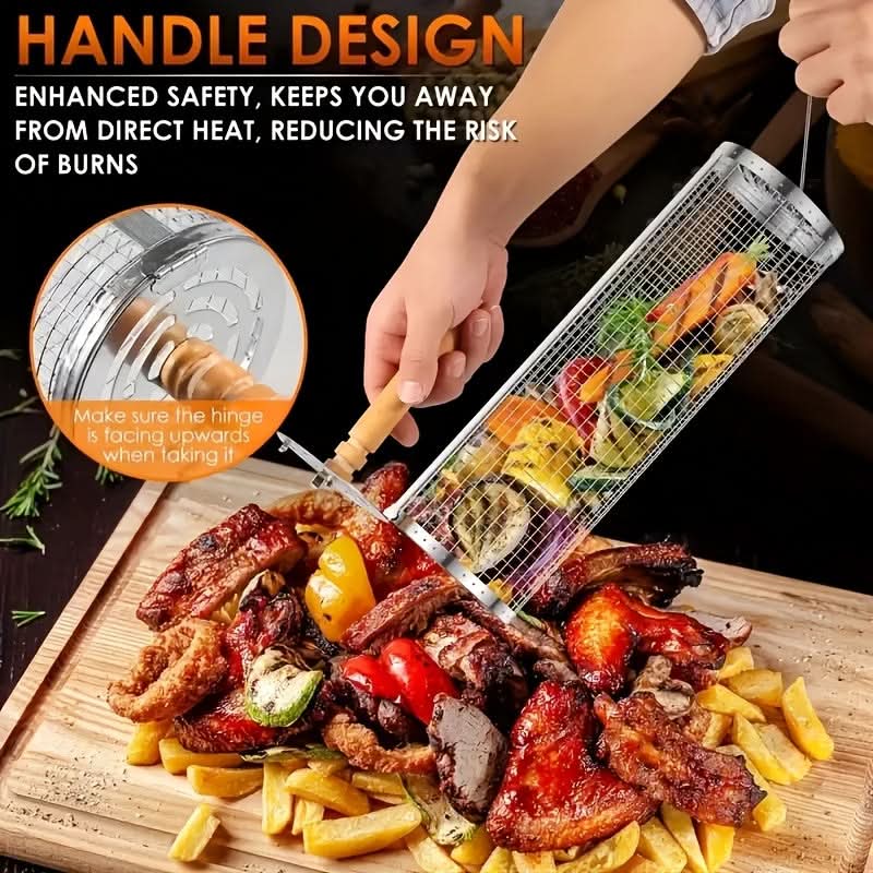 GrillMaster Pro – Versatile Stainless Steel Grill Basket