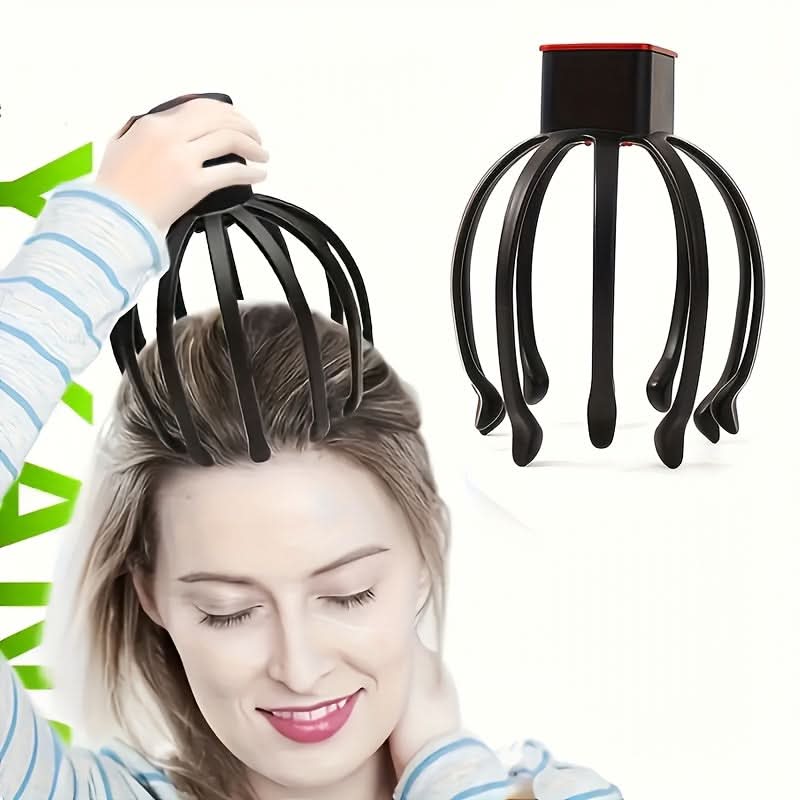 Relaxing Head and Scalp Massager with USB Rechargeable Design