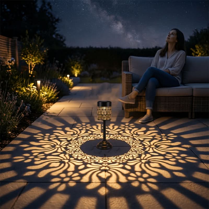 Luminara – Solar-Driven Floral LED Garden Light