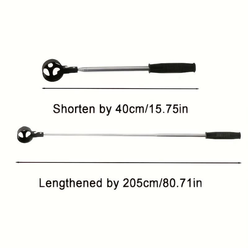 Extendable Steel Golf Ball Catcher for Effortless Retrieval