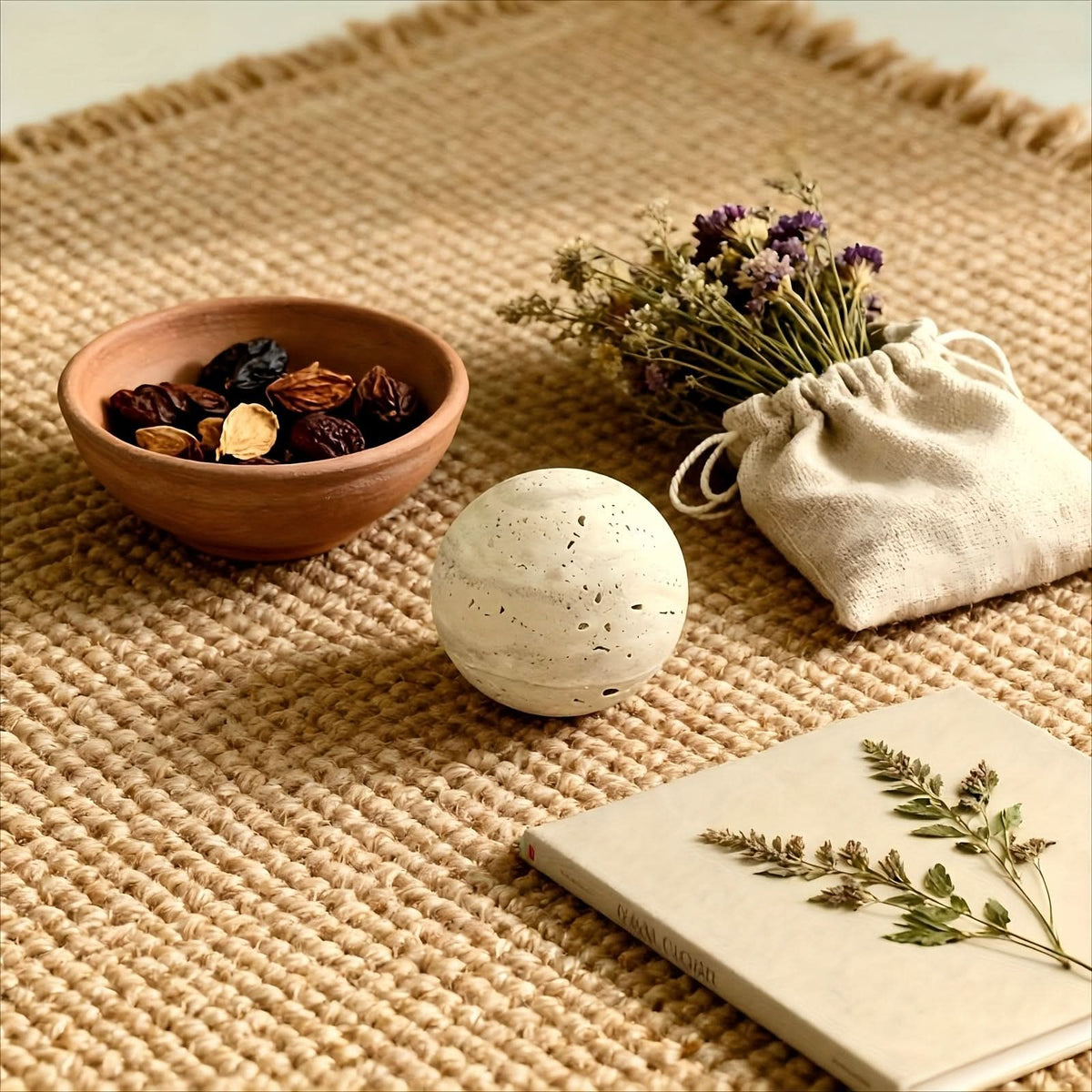 EleganceSphere – Handcrafted Natural Stone Decorative Orb