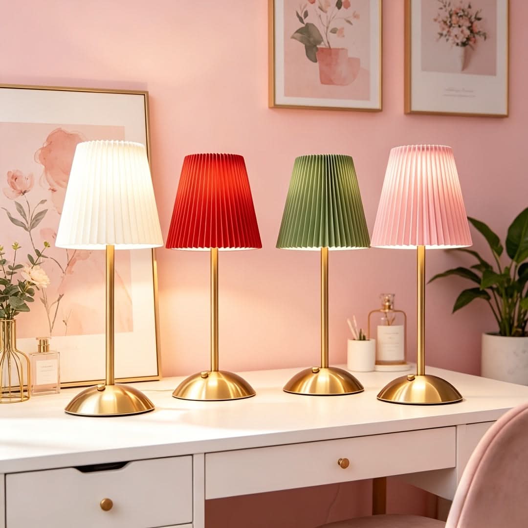 SereneGlow – Cordless Dimming Nightstand Lamp with Color Options